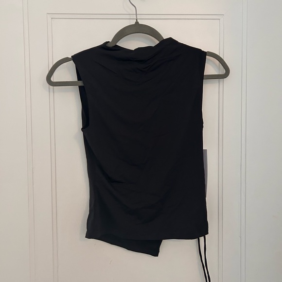 Solarah Tie Side Top Black - Picture 5 of 5